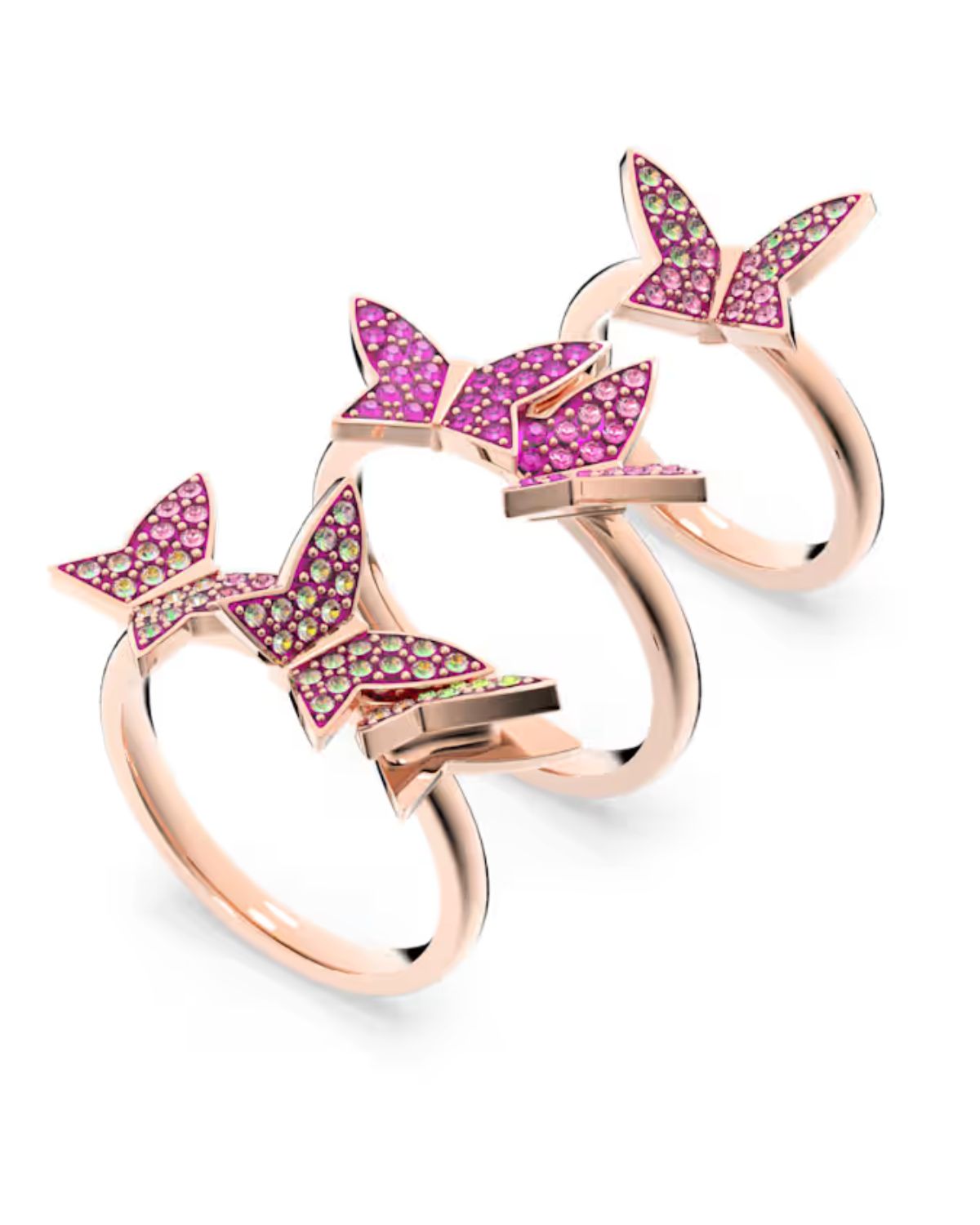 Lilia Ring Set, Rose gold-tone plated, size 55 5636417