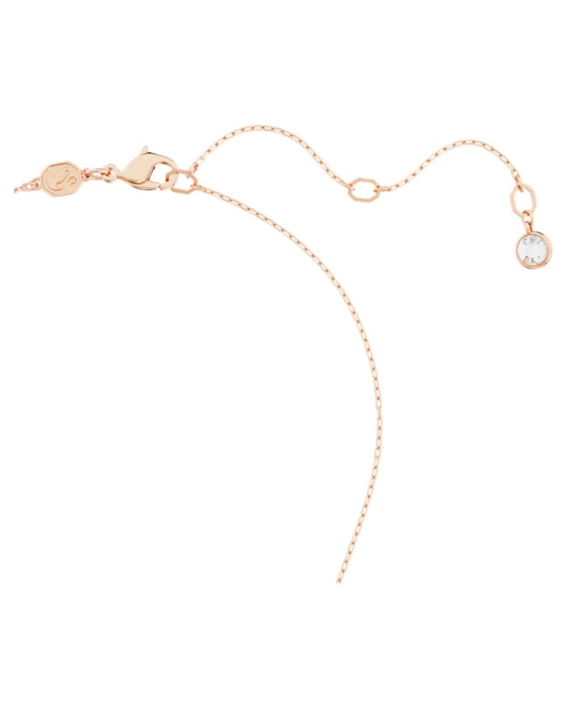 Luna pendant, Moon, Multicolored, Rose gold-tone plated