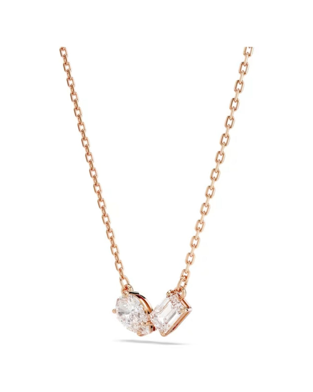 Mesmera set Mixed cuts, White, Rose gold-tone plated 5684779