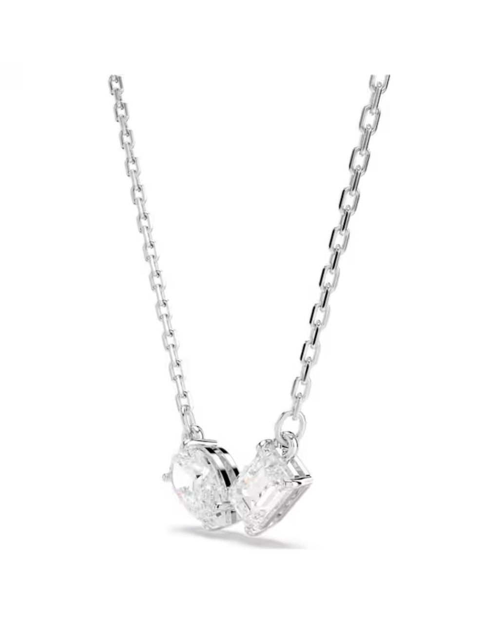 Mesmera set Mixed cuts, White, Rhodium plated 5665829