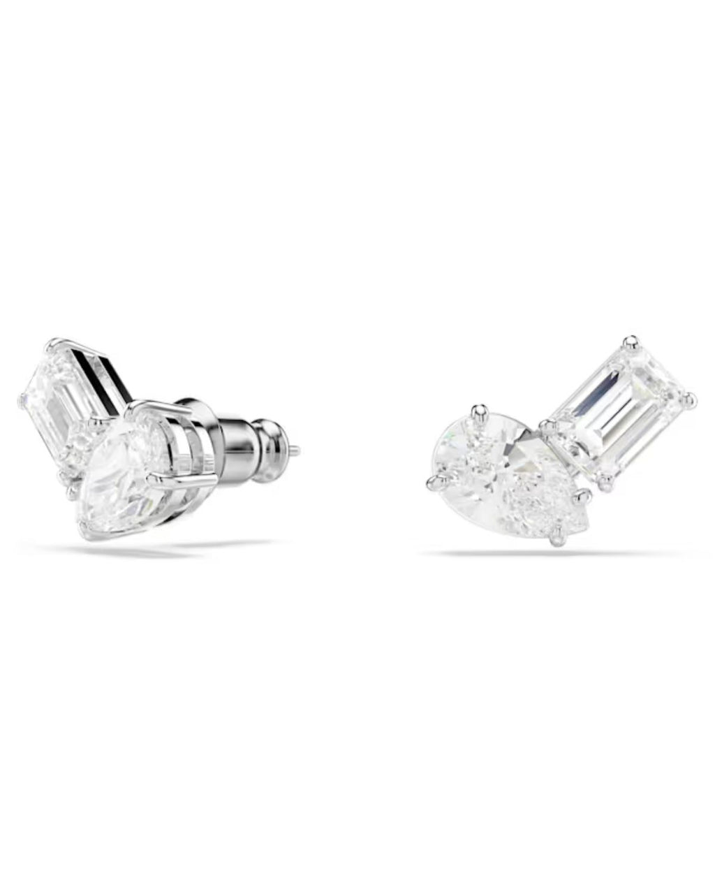 Mesmera set Mixed cuts, White, Rhodium plated 5665829