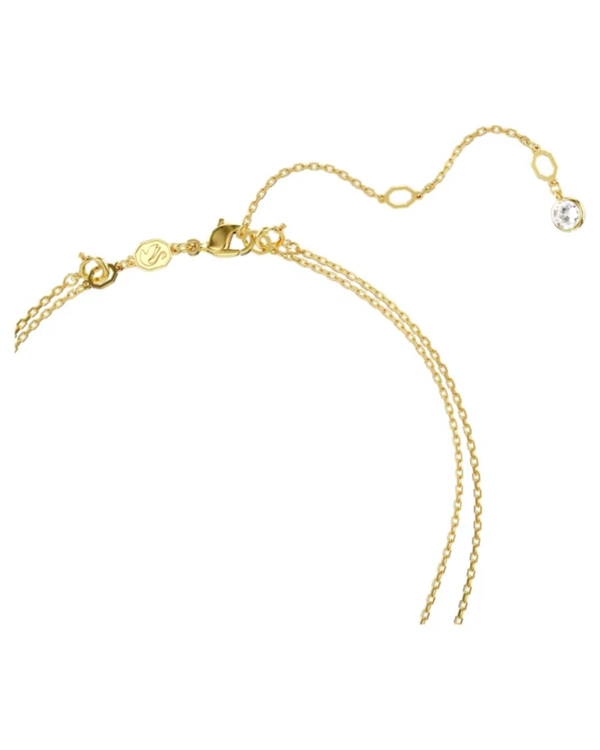 Sublima layered pendant White, 18k gold finish 5683442