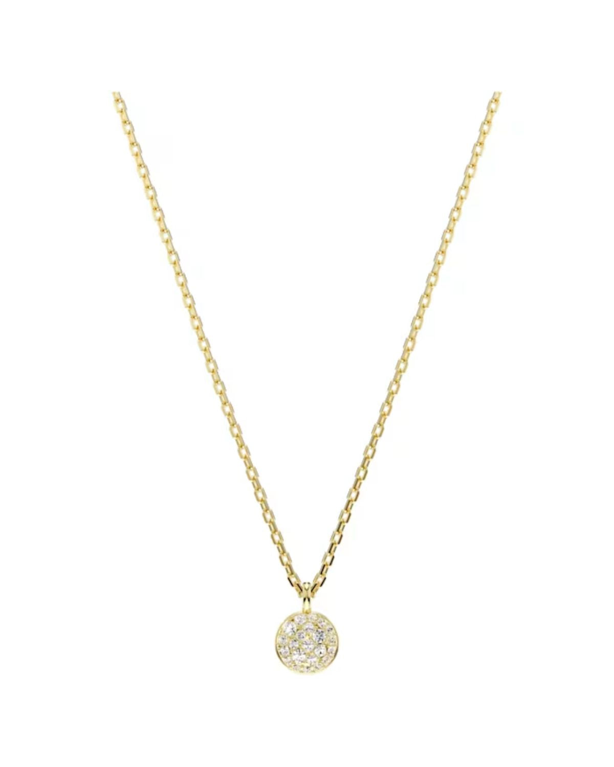 Sublima layered pendant White, 18k gold finish 5683442