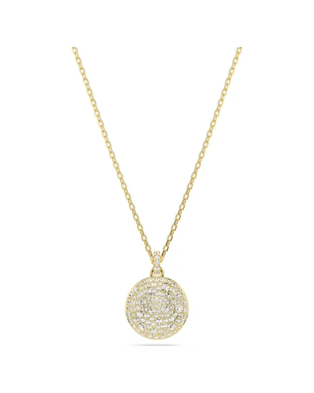 Sublima layered pendant White, 18k gold finish 5683442