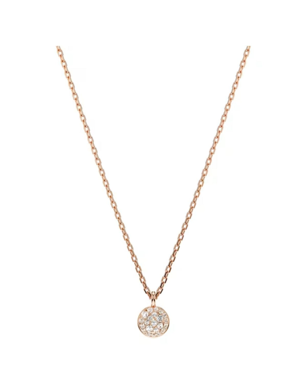 Sublima layered pendant White, 18k rose gold finish 5683449