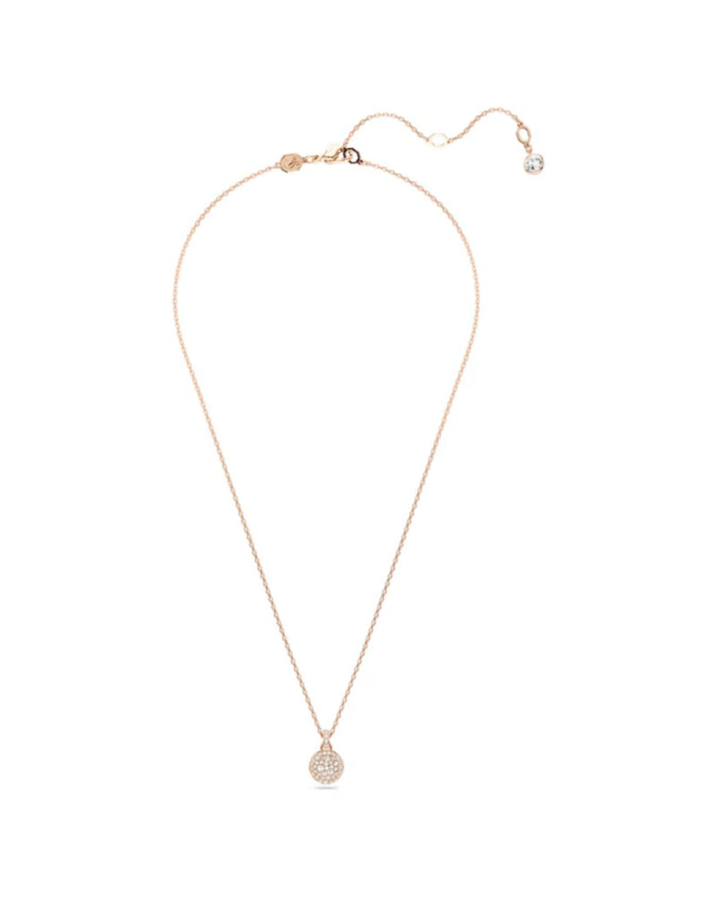 Meteora pendant, White, Rose gold-tone plated