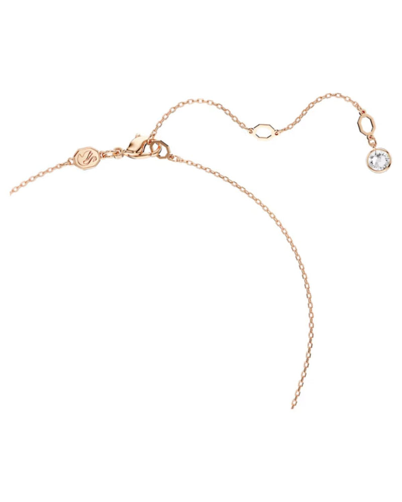 Meteora pendant, White, Rose gold-tone plated