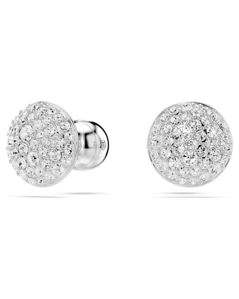 Meteora set, White, Rhodium plated