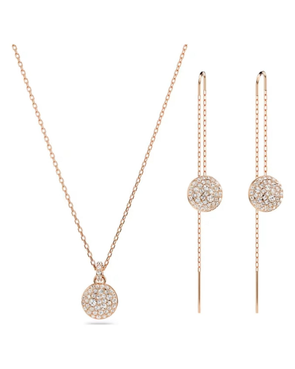 Meteora set White, 18k rose gold finish 5683451