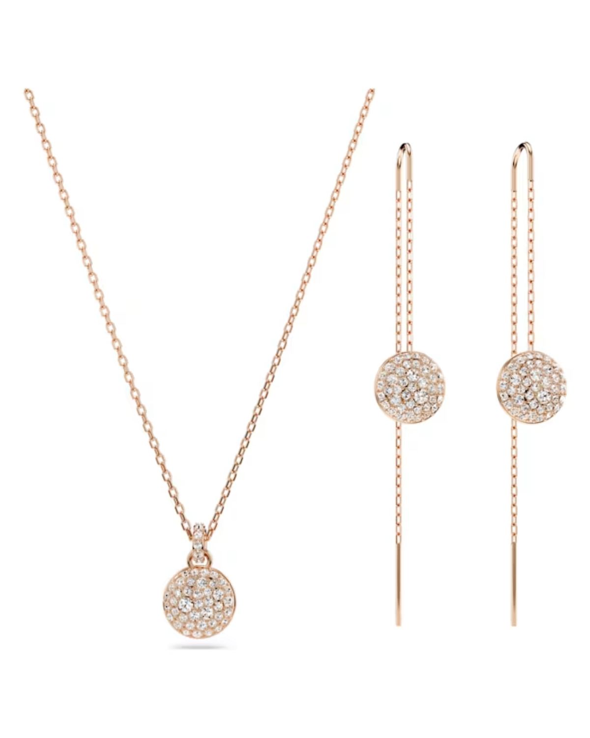 Meteora set White, 18k rose gold finish 5683451