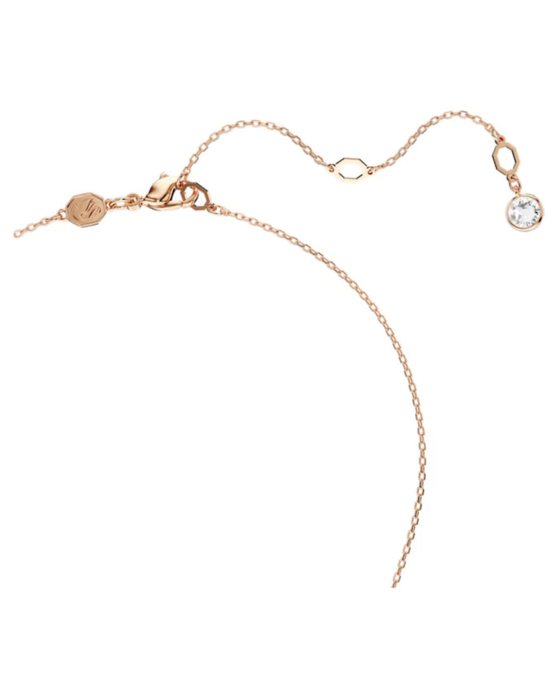 Meteora set, White, Rose gold-tone plated