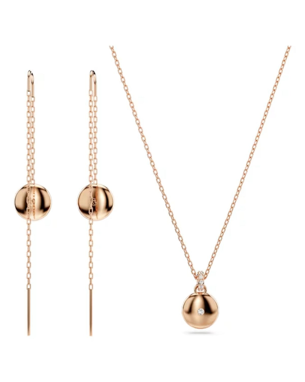 Meteora set White, 18k rose gold finish 5683451
