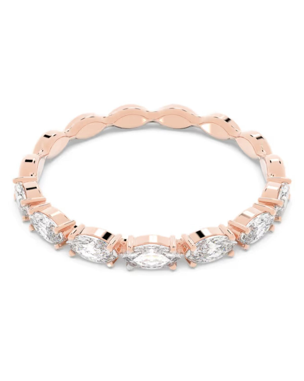 Matrix Vittore ring Marquise cut, White, 18k rose gold finish 58 5366576