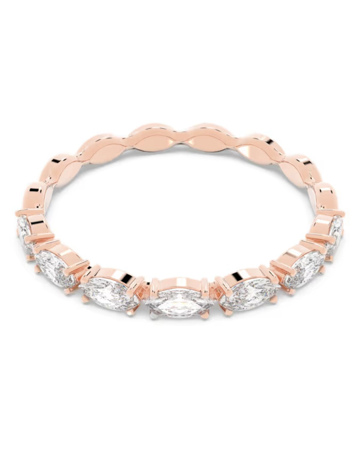 Matrix Vittore ring Marquise cut, White, 18k rose gold finish 58 5366576