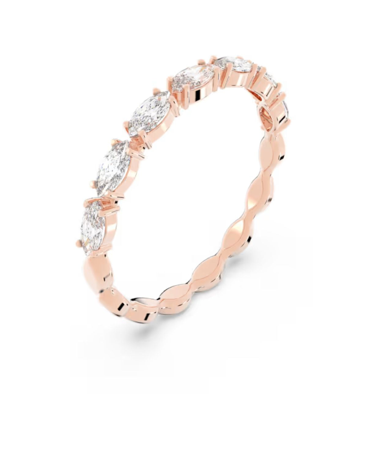 Matrix Vittore ring Marquise cut, White, 18k rose gold finish 58 5366576