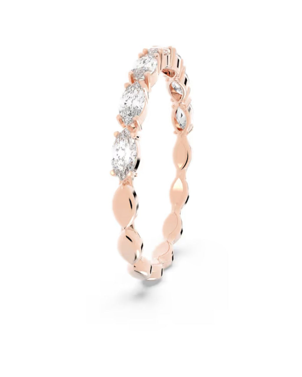 Matrix Vittore ring Marquise cut, White, 18k rose gold finish 58 5366576