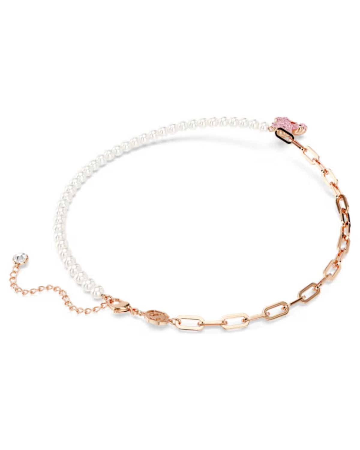 Teddy pendant Crystal pearl, Bear, Pink, 18k rose gold finishTeddy pendant Crystal pearl, Bear, Pink, 18k rose gold finish 5669166