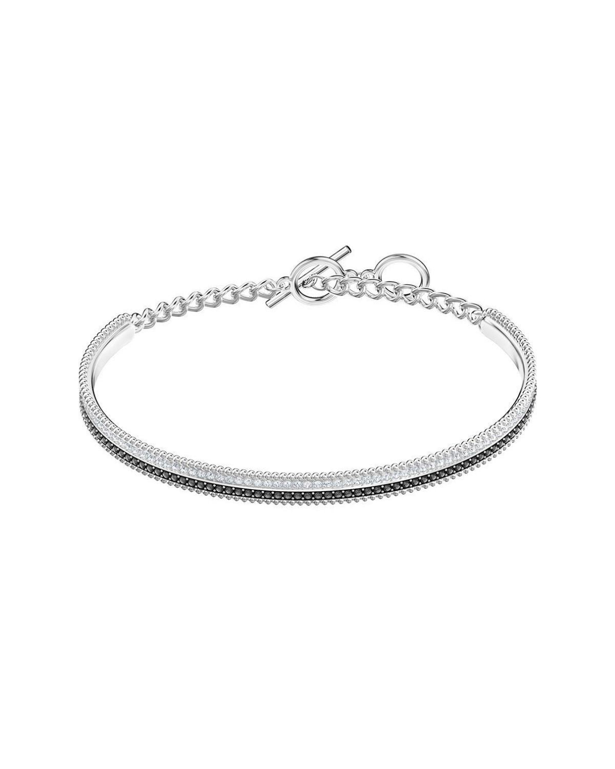Lollypop Bangle, Multi-colored, Rhodium Plated size M 5424233