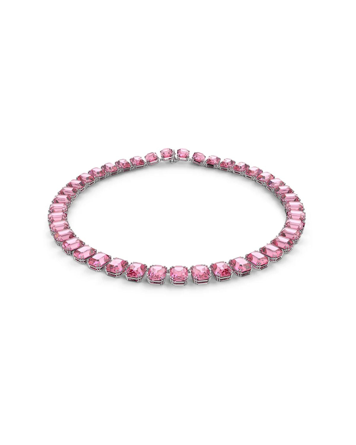 Millenia Pink Octagon Cut Crystal Necklet 5608807