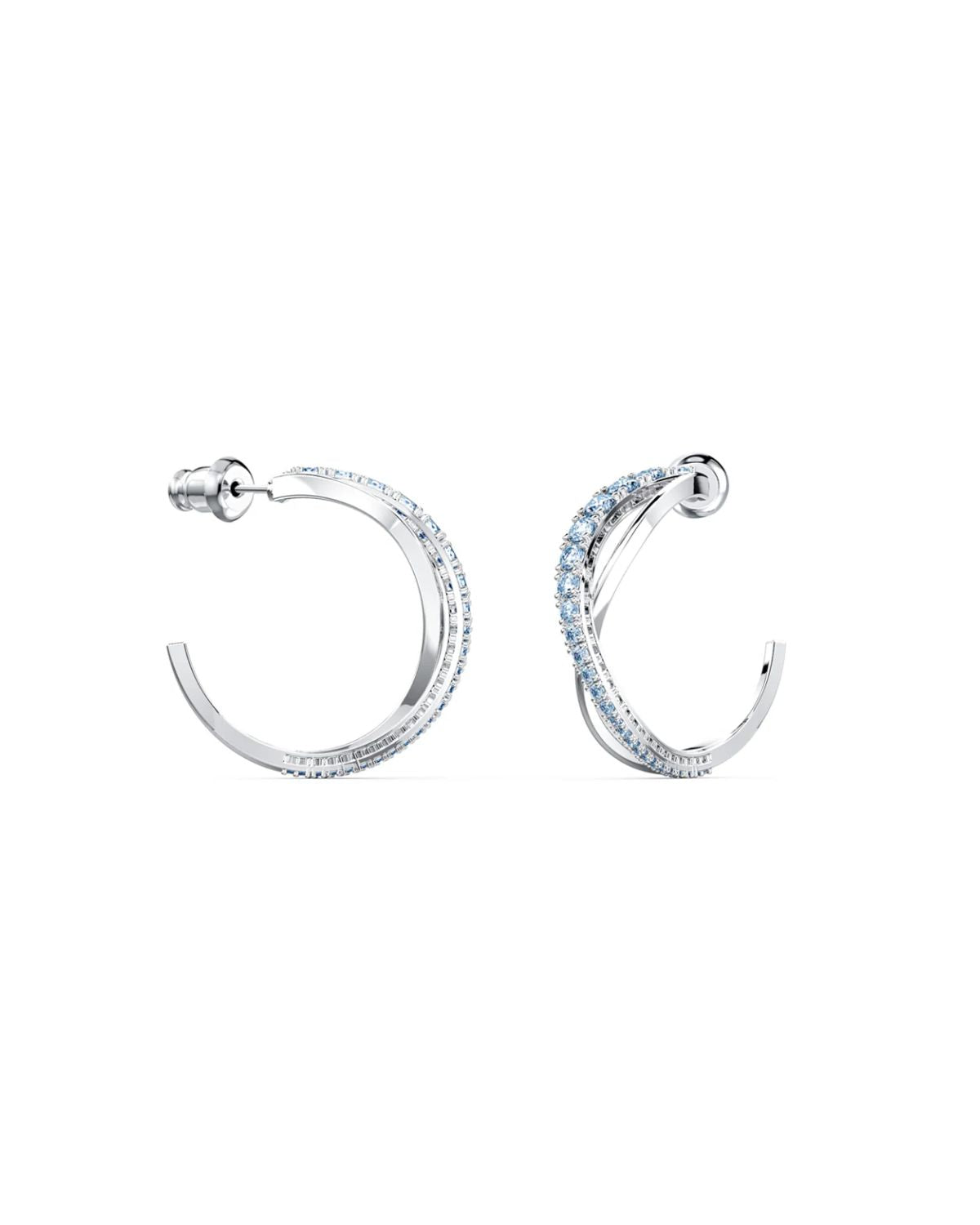 Twist Blue Anniversary Hoops 5582807