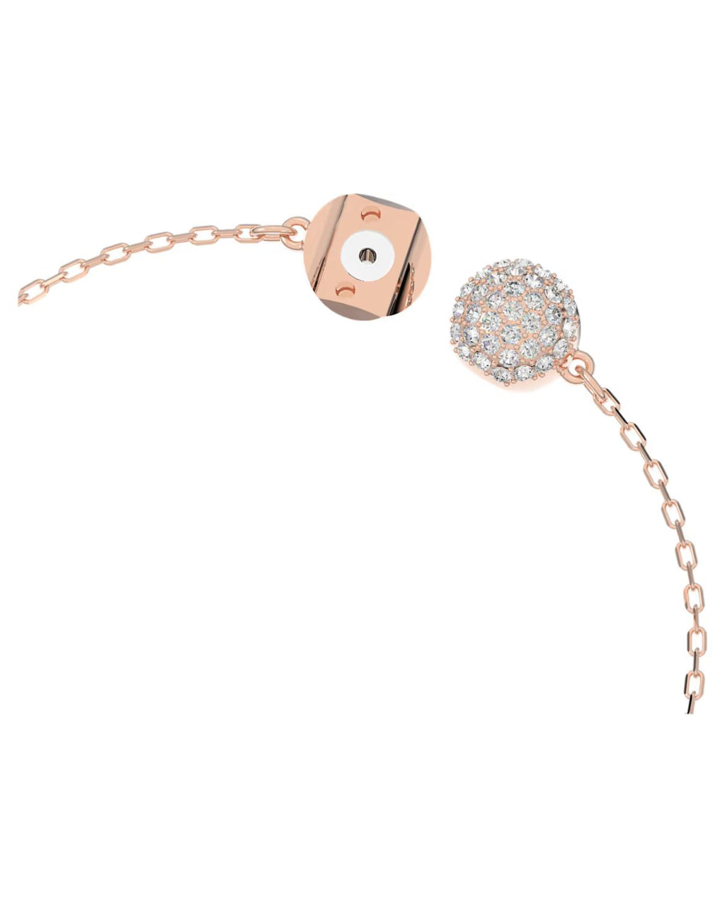 Swan bracelet Swan, Pink, Rose gold-tone plated 5472271