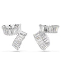 Ariana Grande x Swarovski ear cuffs Baguette cut, White, Rhodium plated 5720872