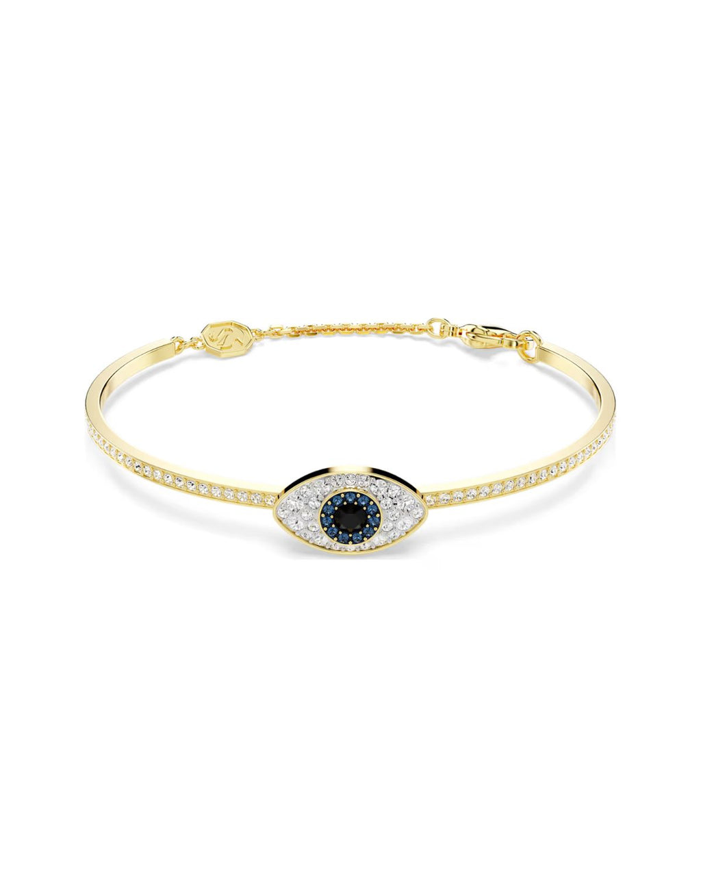 Symbolica bangle Evil eye, Blue, Gold-tone plated M 5692171