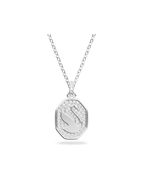 Swarovski Signum Swan Rhodium Plated Pendant