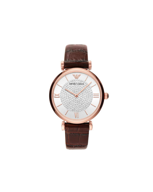 Emporio Armani Gianni T-Bar Purple Analog Watch AR11269
