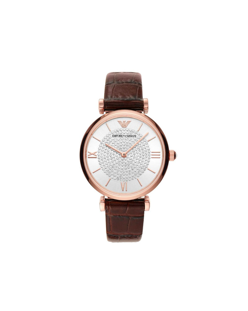 Emporio Armani Gianni T-Bar Purple Analog Watch AR11269