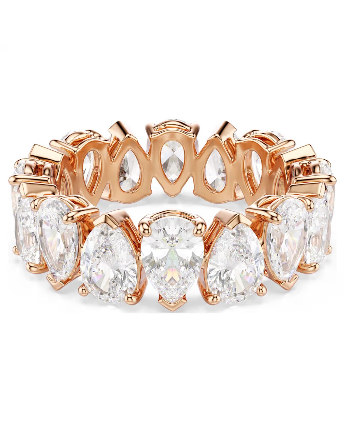 Matrix Vittore ring Pear cut 18k rose gold plating Size 52 5586164