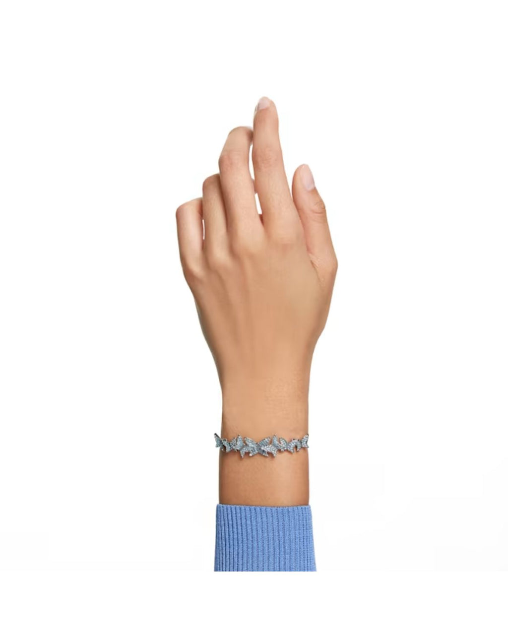 Idyllia Lilia bracelet Butterfly, Blue, Rhodium plated M 5662184