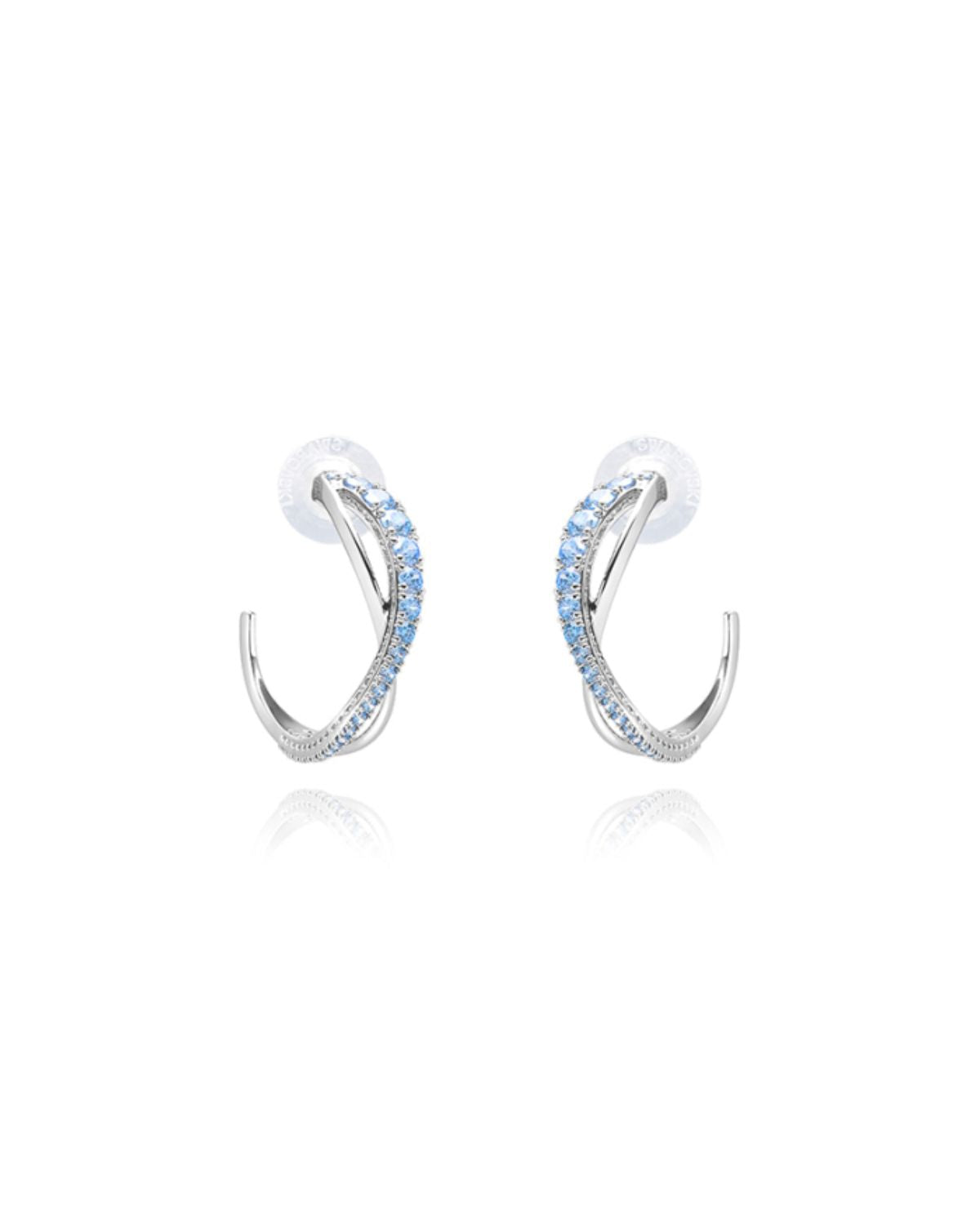 Twist Blue Anniversary Hoops 5582807