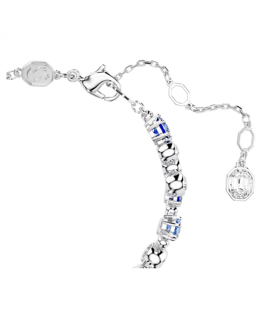 Constella bracelet Mixed cuts, Blue, Rhodium plated 5722479