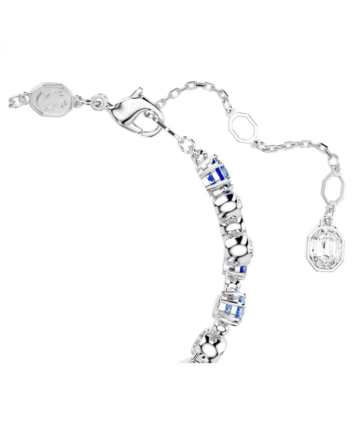 Constella bracelet Mixed cuts, Blue, Rhodium plated 5722479