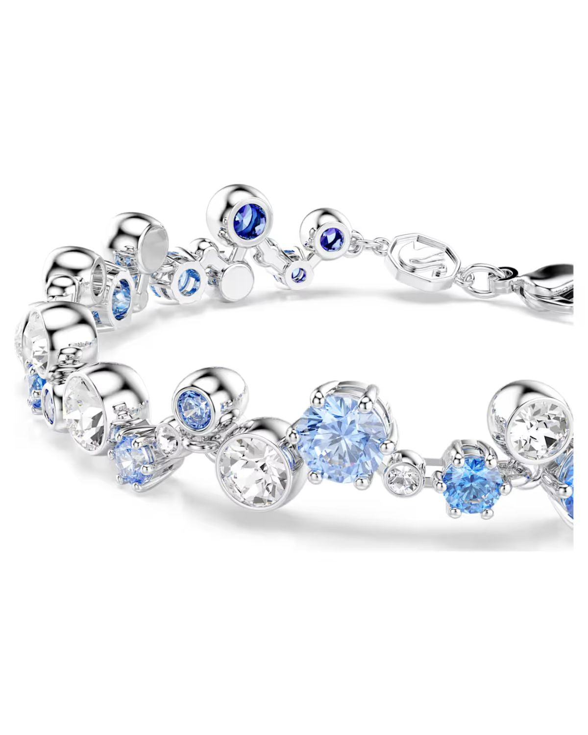 Constella bracelet Mixed cuts, Blue, Rhodium plated 5722479
