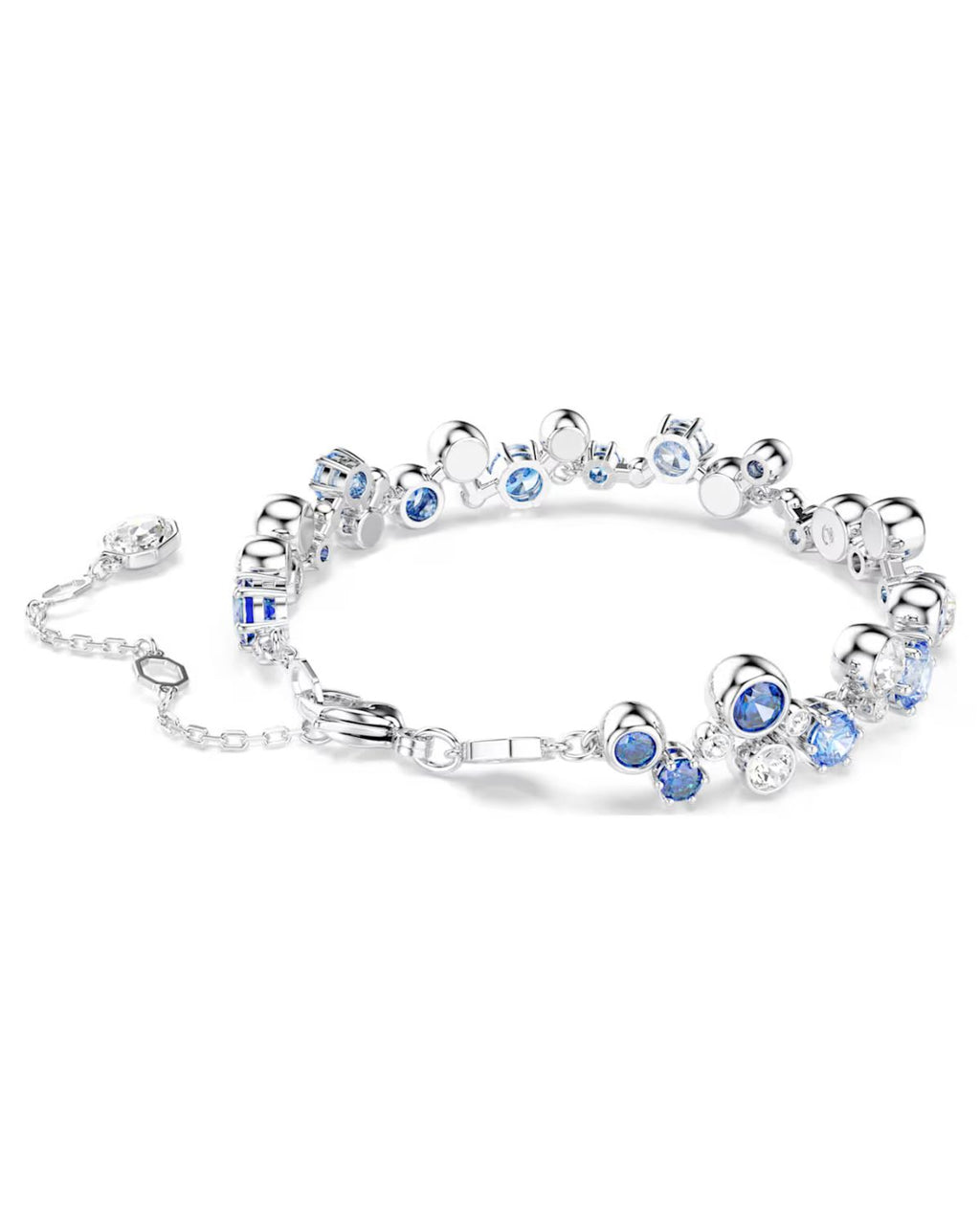 Constella bracelet Mixed cuts, Blue, Rhodium plated 5722479