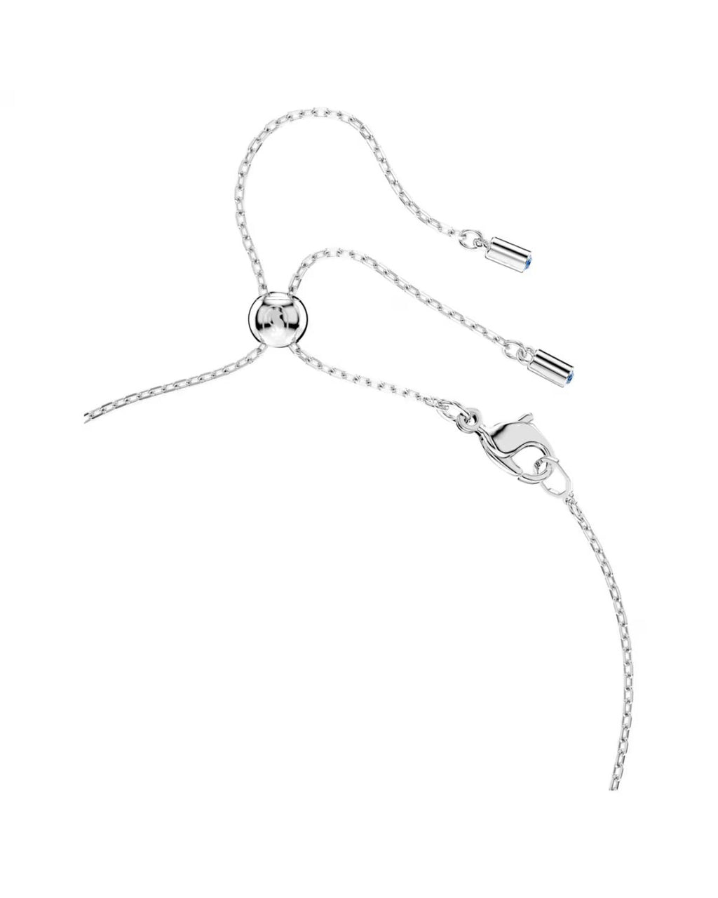 Mesmera pendant Pear cut, White, Rhodium plated 5723146