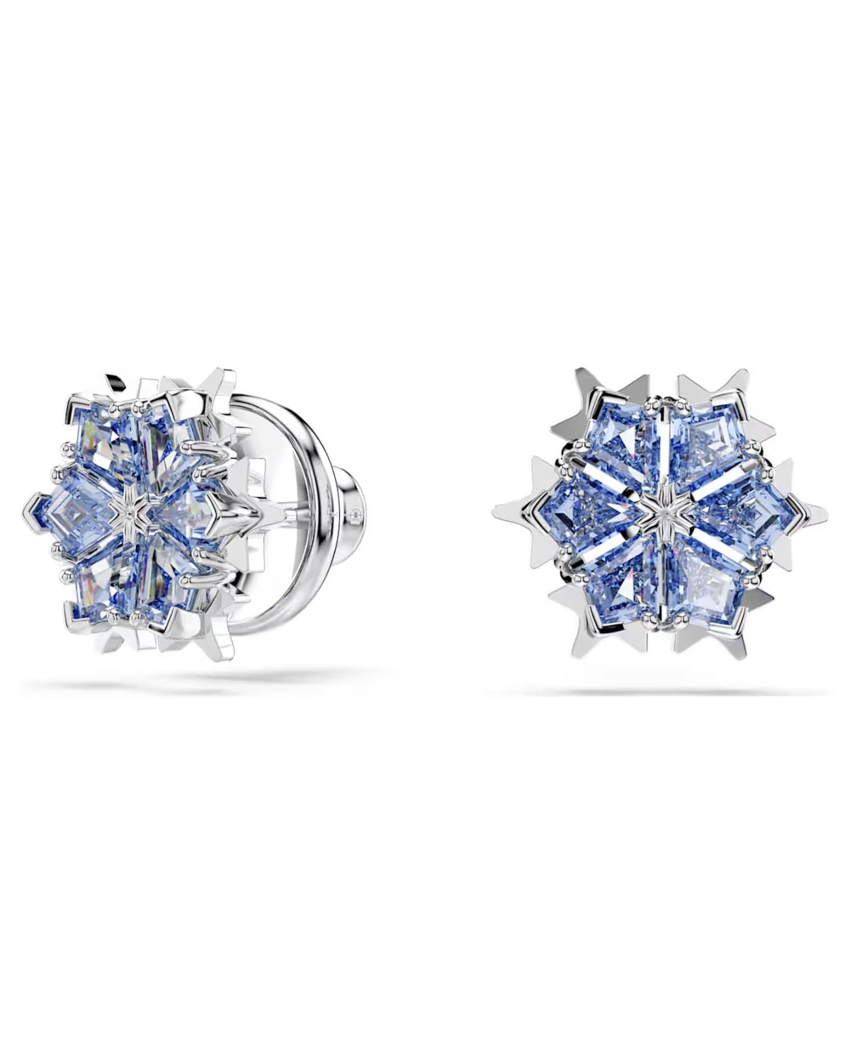 Magic set Snowflake, Blue, Rhodium plated 5734243