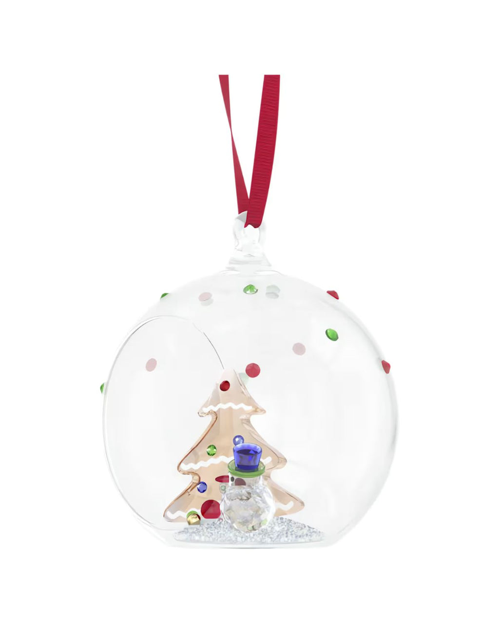 Holiday Cheers Tree and Snowman Ball Ornament 5701509
