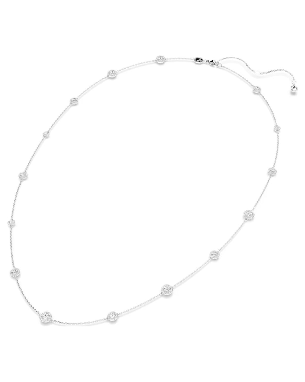 Una Angelic strandage Round cut, White, Rhodium plated 5733197
