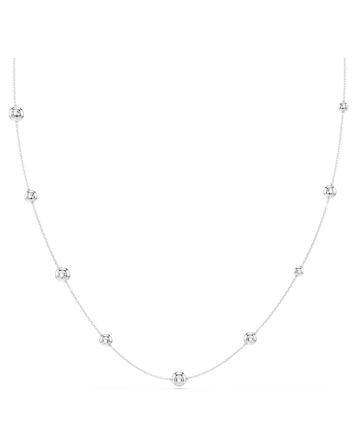 Una Angelic strandage Round cut, White, Rhodium plated 5733197