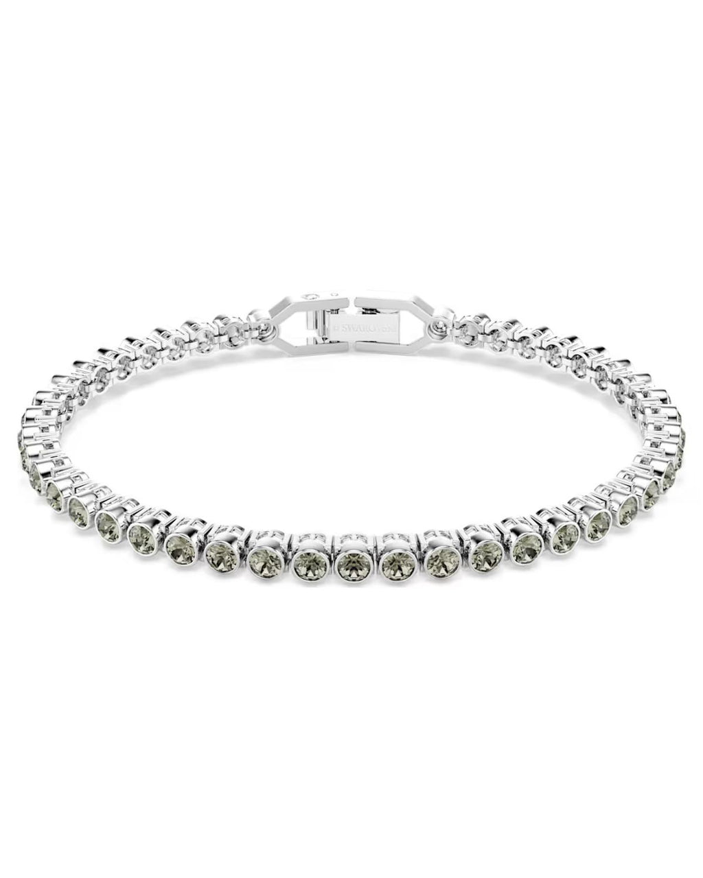 Imber Emily Tennis bracelet Round cut, Black, Rhodium plated M 5734238