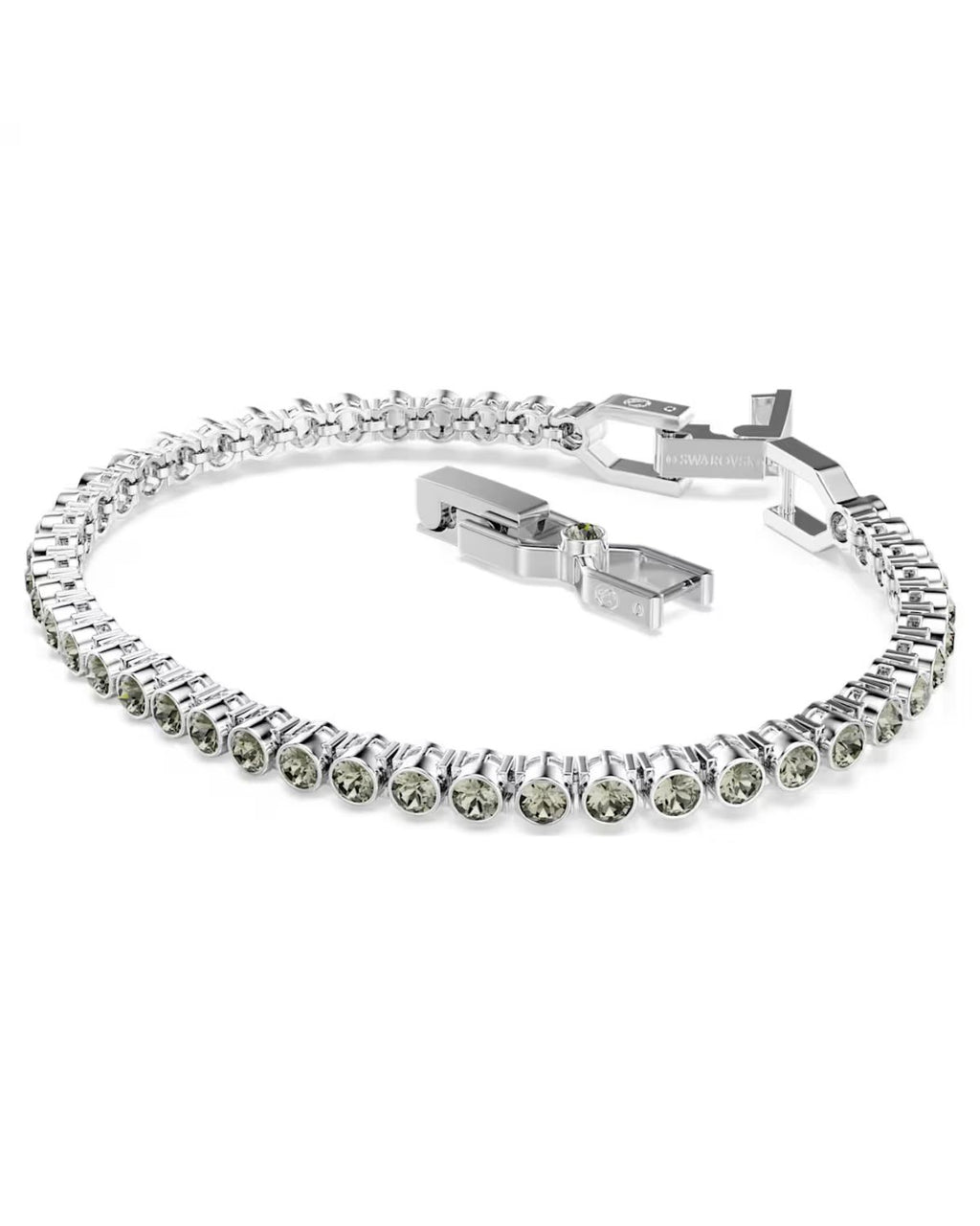 Imber Emily Tennis bracelet Round cut, Black, Rhodium plated M 5734238