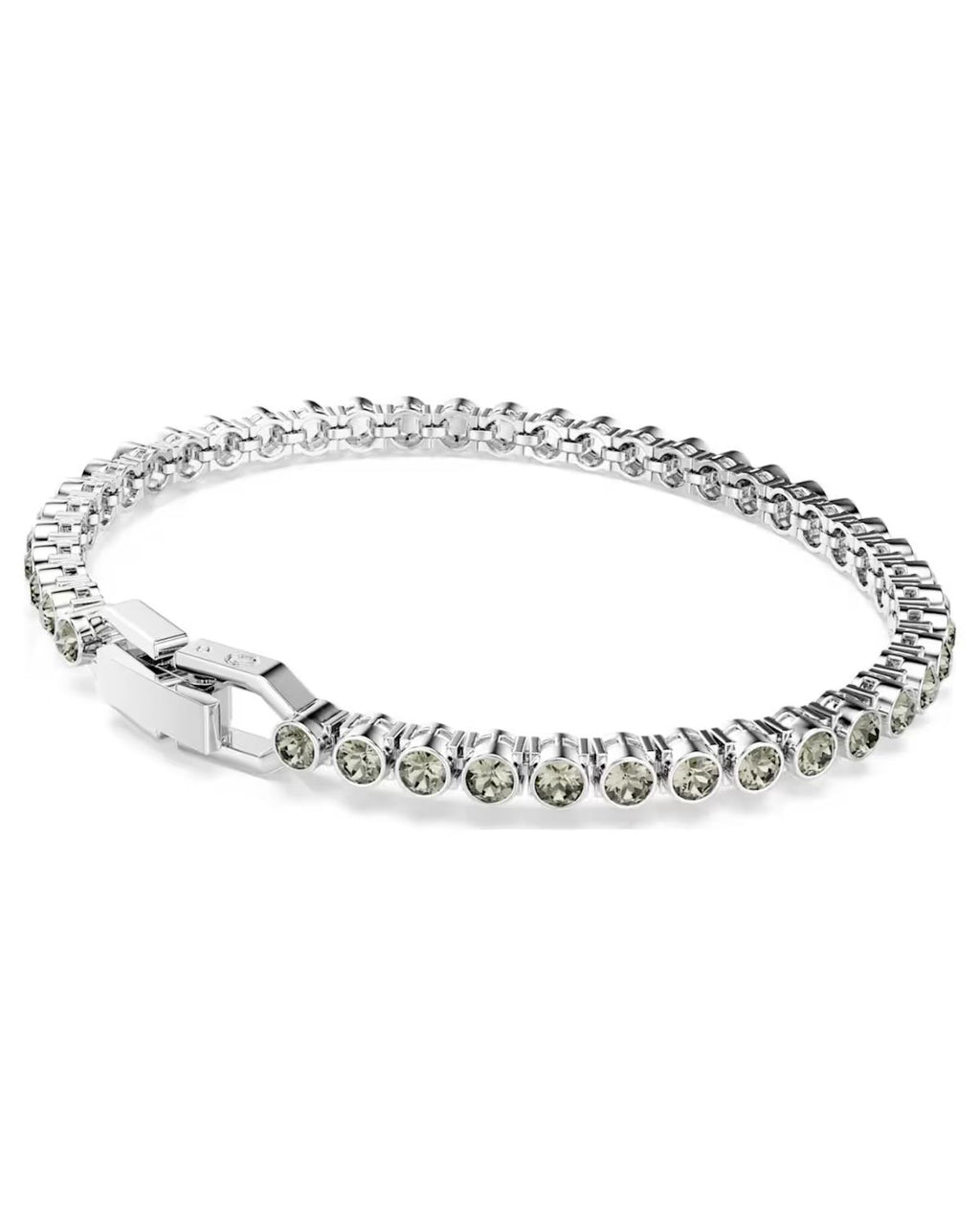 Imber Emily Tennis bracelet Round cut, Black, Rhodium plated M 5734238