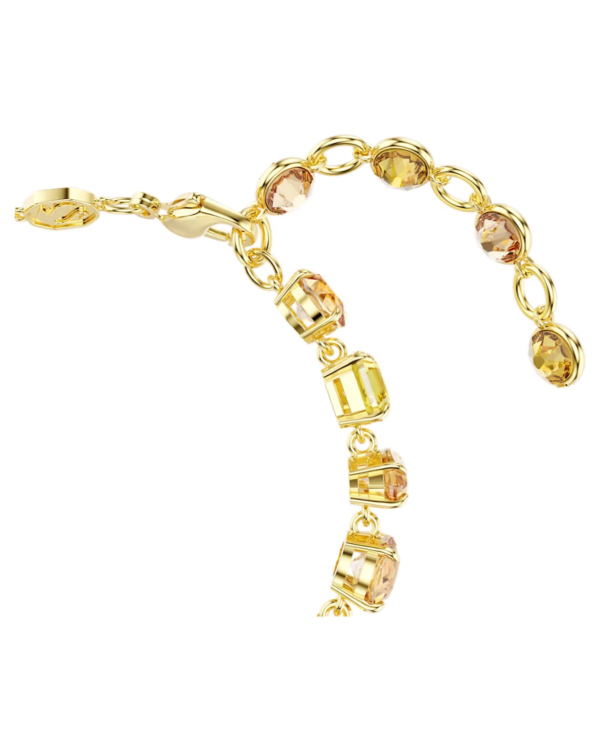 Gema bracelet Mixed cuts, Yellow, 18k gold finish 5718072