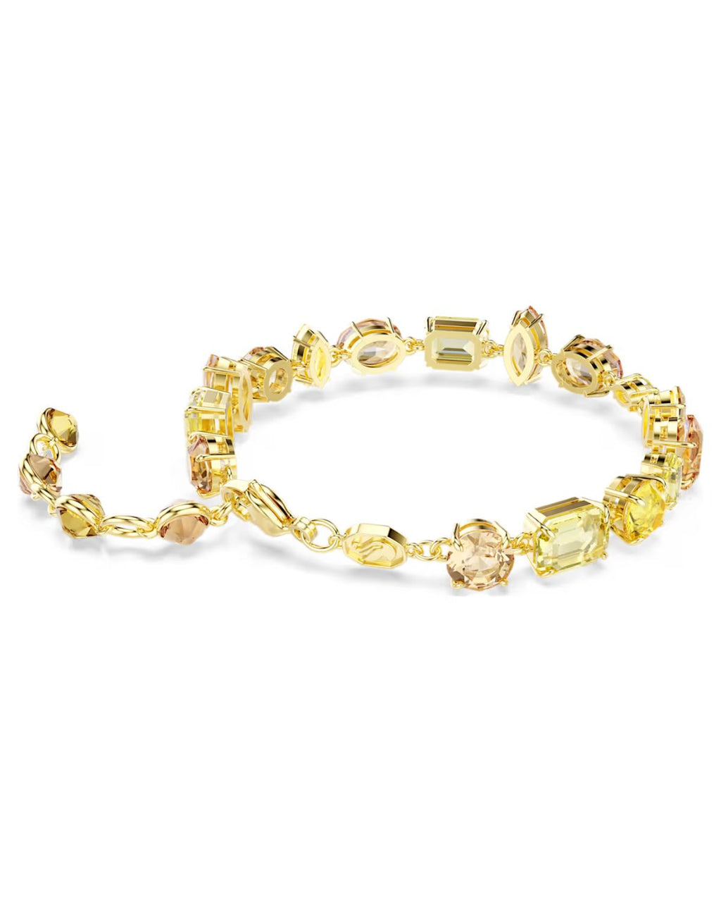 Gema bracelet Mixed cuts, Yellow, 18k gold finish 5718072