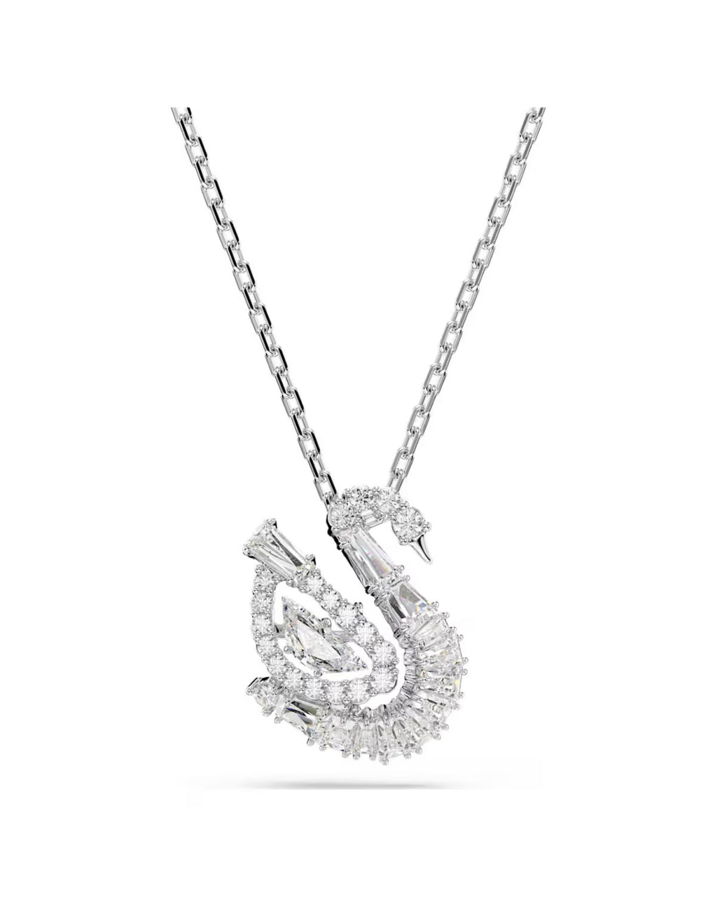 Swan pendant Mixed cuts, Swan, White 5732412