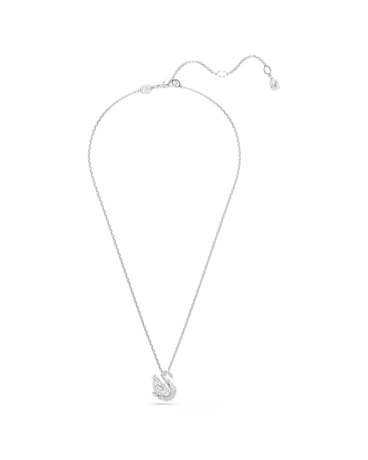 Swan pendant Mixed cuts, Swan, White 5732412