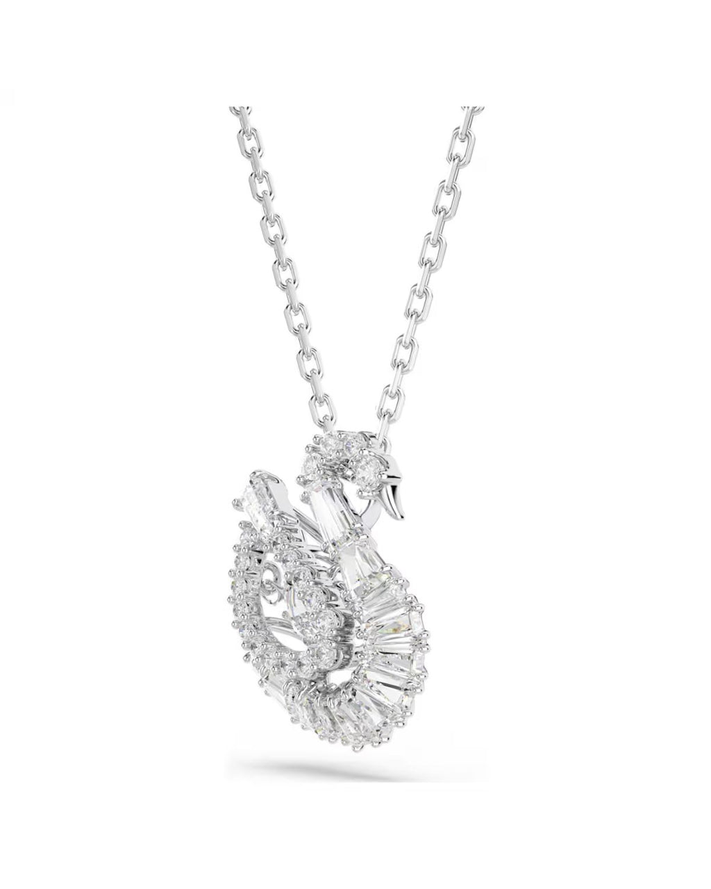 Swan pendant Mixed cuts, Swan, White 5732412